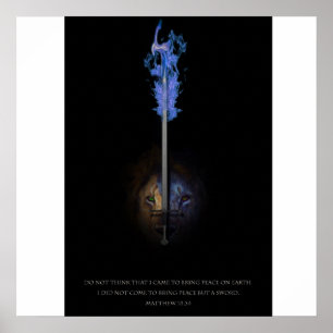 Lejon för Judah och ordet "rättfärdighet" Poster