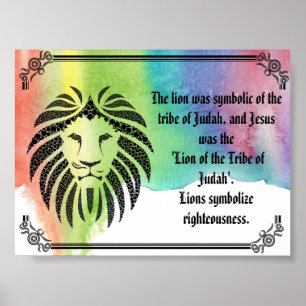 Lejon för Judah Poster