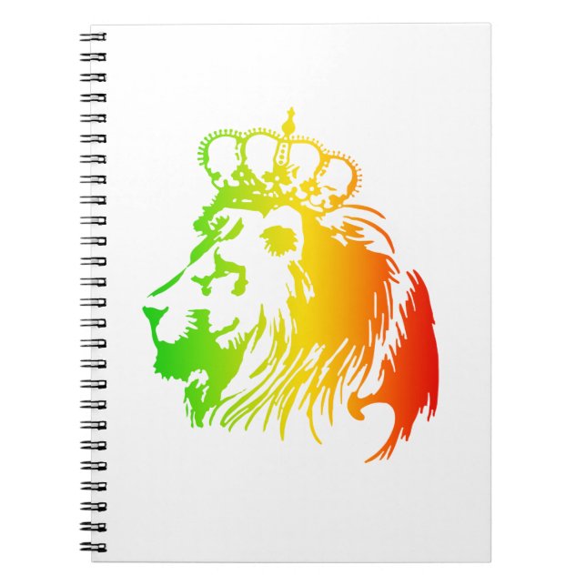 Lejon för Judah - Rasta Anteckningsbok (Framsidan)
