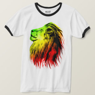Lejon för Judah - Rasta T Shirt