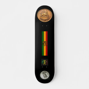 LEJON FÖR JUDAH Skateboard, 7¾ tum Deck Mini Skateboard Bräda 18,5 Cm
