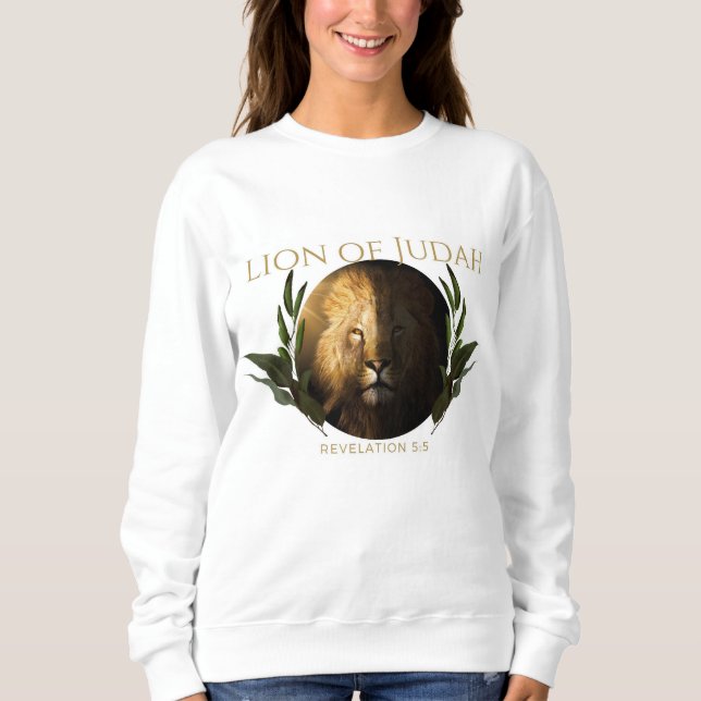 Lejon för Judah Sweatshirt T Shirt (Framsida)
