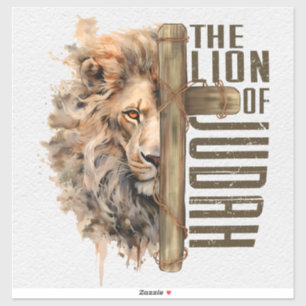 Lejon för Judah Vinyl Sticker Klistermärken
