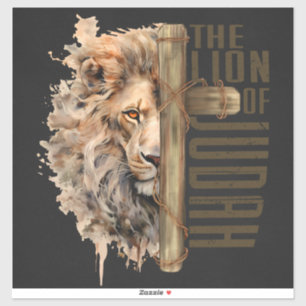 Lejon för Judah Vinyl Sticker Klistermärken