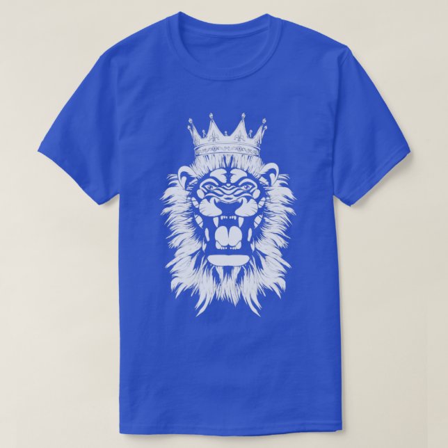 Lejon för Lejon Roing i krona Kung T Shirt (Design framsida)