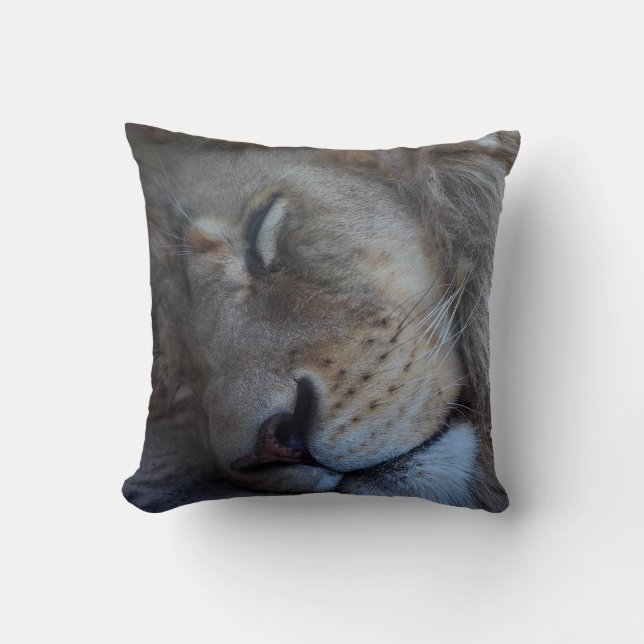 Lejon för sömnmanlig kudde (Framsida)