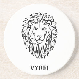 Lejon för svarta och vita stammar underlägg