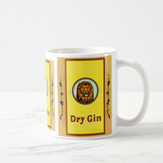 Lejon för torr Gin Kaffemugg (Höger)
