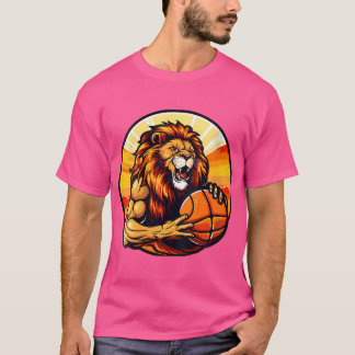 Lejon för Womens Basketball T Shirt