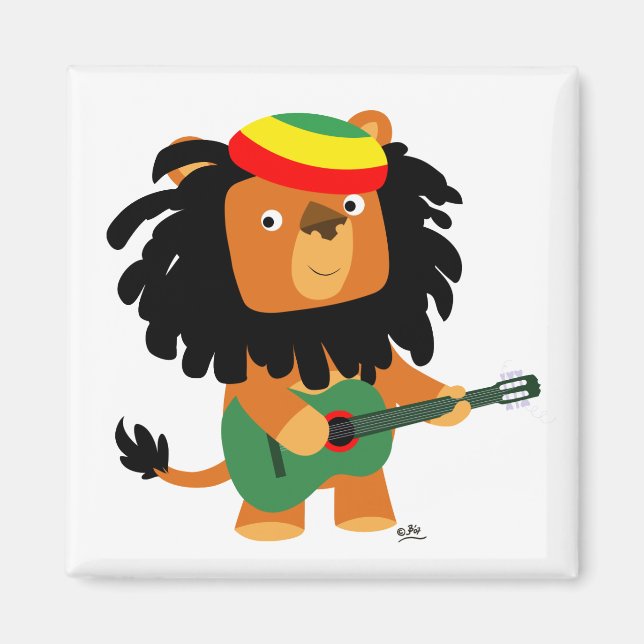 Lejon för Zion magnet (Framsidan)