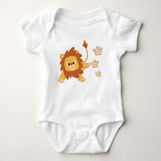 Lejon fotspårbabyJersey Bodysuit Tee