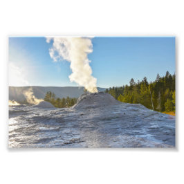 Lejon Geyser, Yellowstone National Park, Wyoming Fototryck