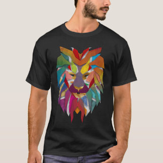 Lejon gjort av bitar t shirt