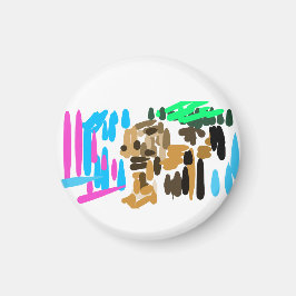 Lejon glädje magnet