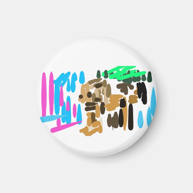 Lejon glädje magnet (Framsidan)