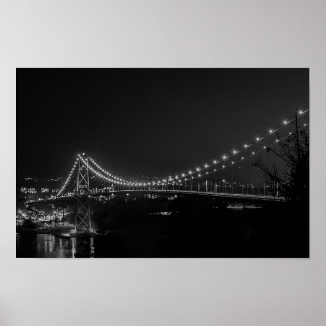 Lejon Grind Bridge Mono Poster (Framsidan)