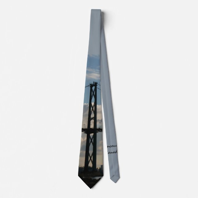 Lejon Grind Ties Vancouver Souvenir Necktie Anpass Slips (Framsida)