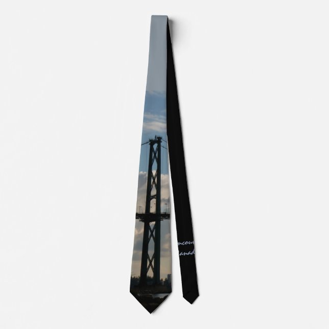 Lejon Grind Ties Vancouver Souvenir Necktie Anpass Slips (Framsida)