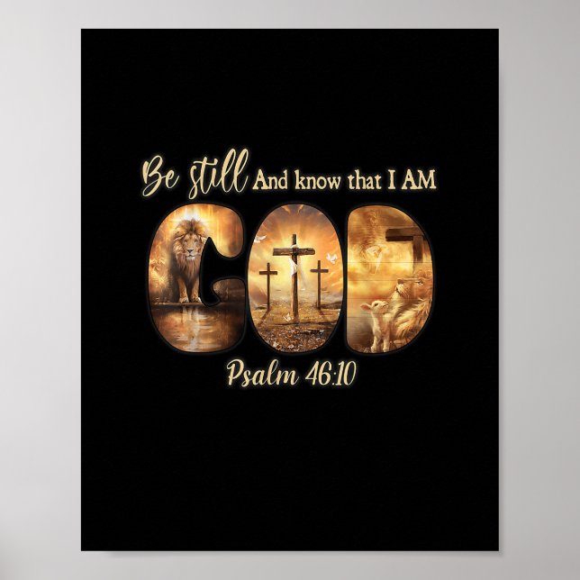Lejon Gud Christian är fortfarande kvar och vet at Poster (Framsidan)