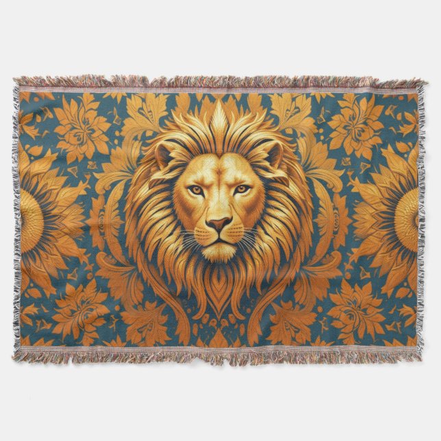 Lejon gult filt (Framsidan)