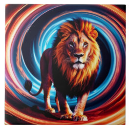 Lejon gyre dekorativ panel kakelplatta