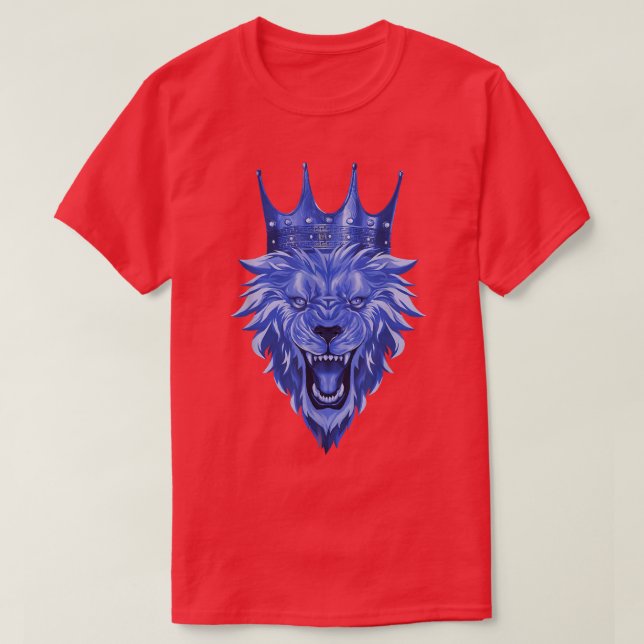 Lejon Head CrownWorkout Beast Kung Motivation Gym  T Shirt (Design framsida)