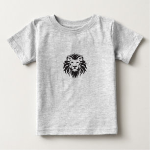 Lejon head logotyp t shirt