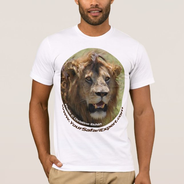 Lejon Head T-tröja T-shirt (Framsida)