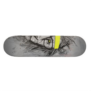 lejon hipster skateboard bräda 20,5 cm