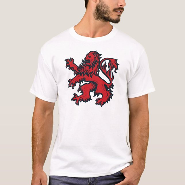lejon hjärta t-shirt (Framsida)