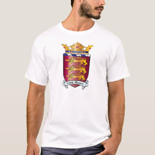 Lejon hjärtavapensköld tee shirt