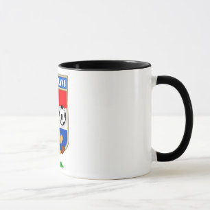 Lejon holländsk fotboll mugg