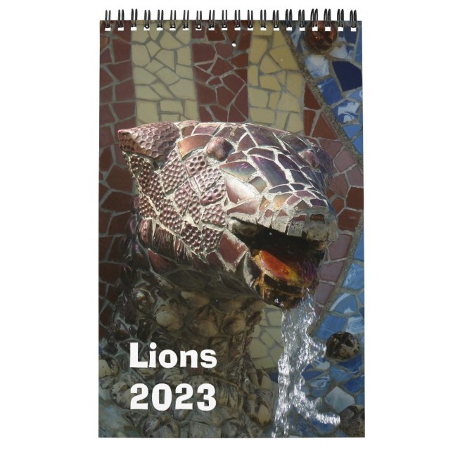 Lejon i arkitekturkalendern 2023 kalender (Omslag)