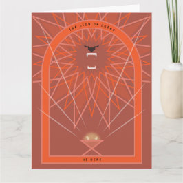 Lejon i en krubba kort