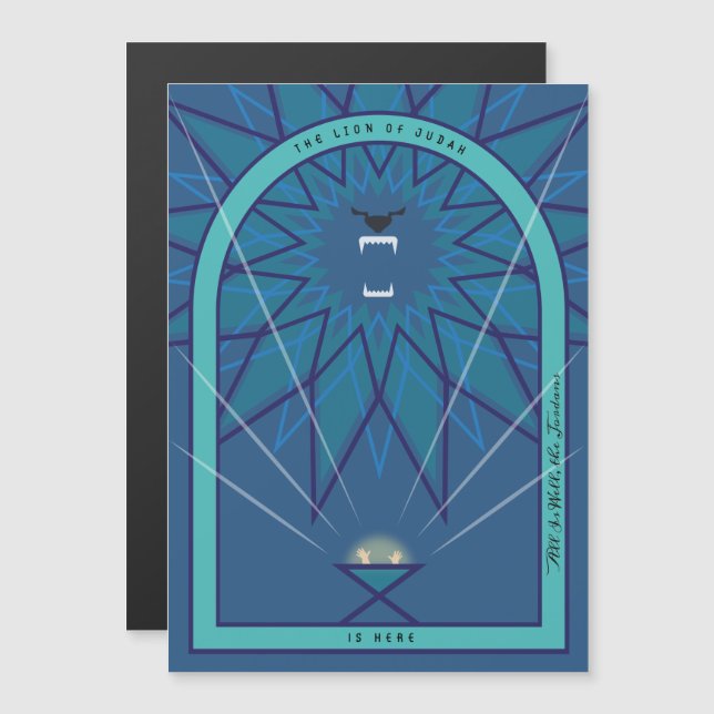 Lejon i en matare (Fram/baksida)