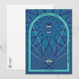 Lejon i en matare kort