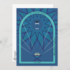 Lejon i en matare kort