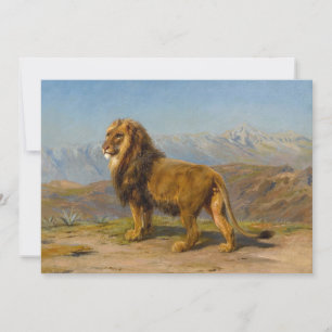 Lejon i ett bergslandskap   Rosa Bonheur