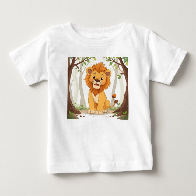 Lejon i Forest Delight T Shirt (Framsida)