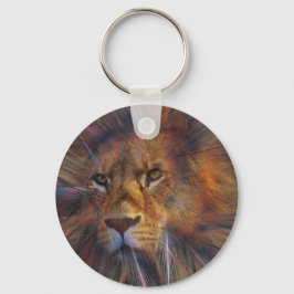 Lejon i galleriet nyckelring