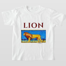 Lejon i gallgräs t shirt
