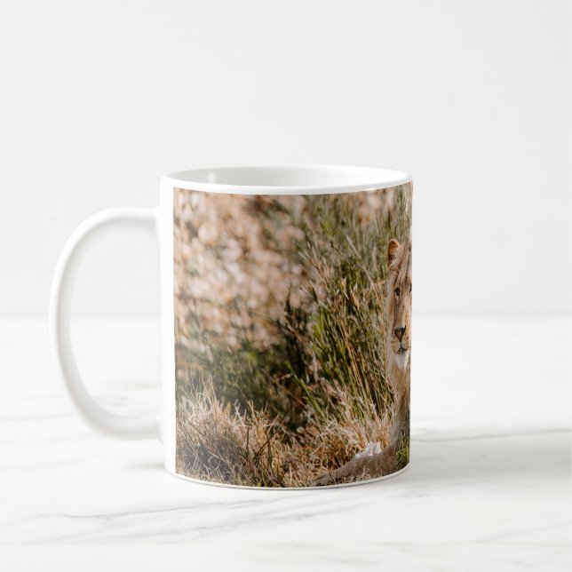 LEJON I GRAS KAFFEMUGG (Vänster)