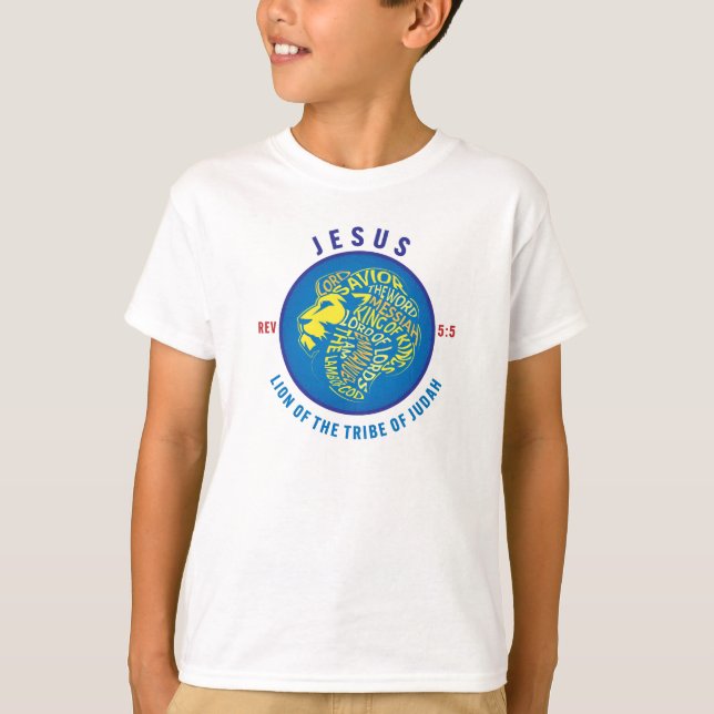 Lejon i Judah-stammen T Shirt (Framsida)