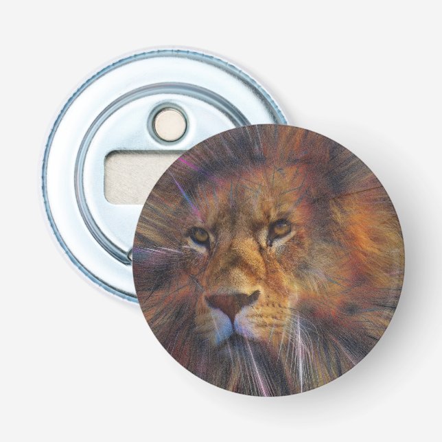 Lejon i öppningsverktyget i Flaska i Gallery Flasköppnare (Framsidan)