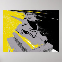 Lejon i Prospect Point Bridge Poster