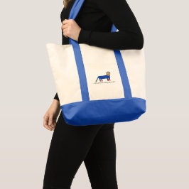 Lejon i Red Boots - Tote Bag Tygkasse