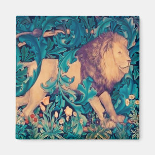 Lejon i skogen, William Morris Magnet