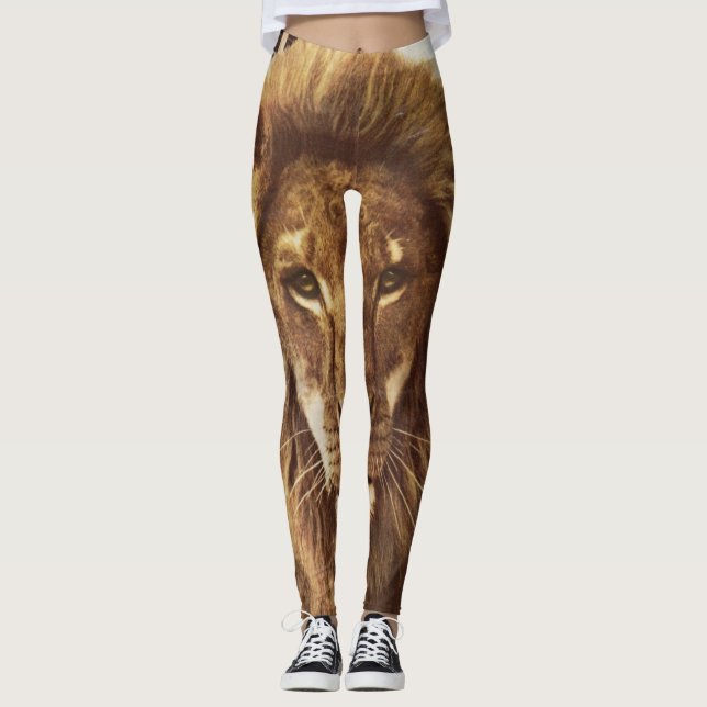 lejon i staden leggings (Framsida)