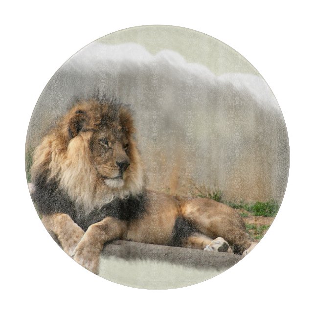 Lejon i vilokonst (Framsidan)