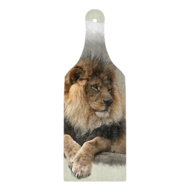 Lejon i vilokonst (Framsidan)